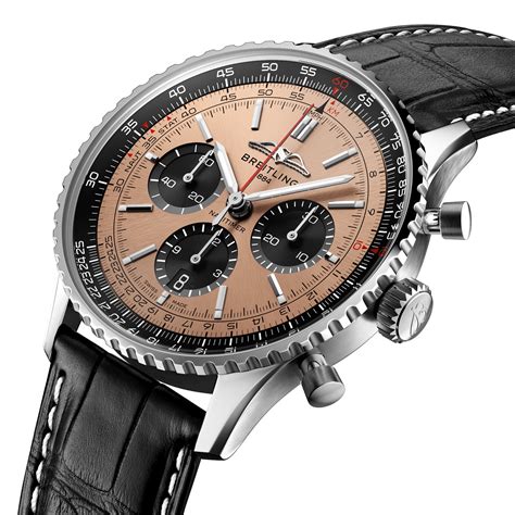 breitling navitimer copper dial|breitling navitimer white face.